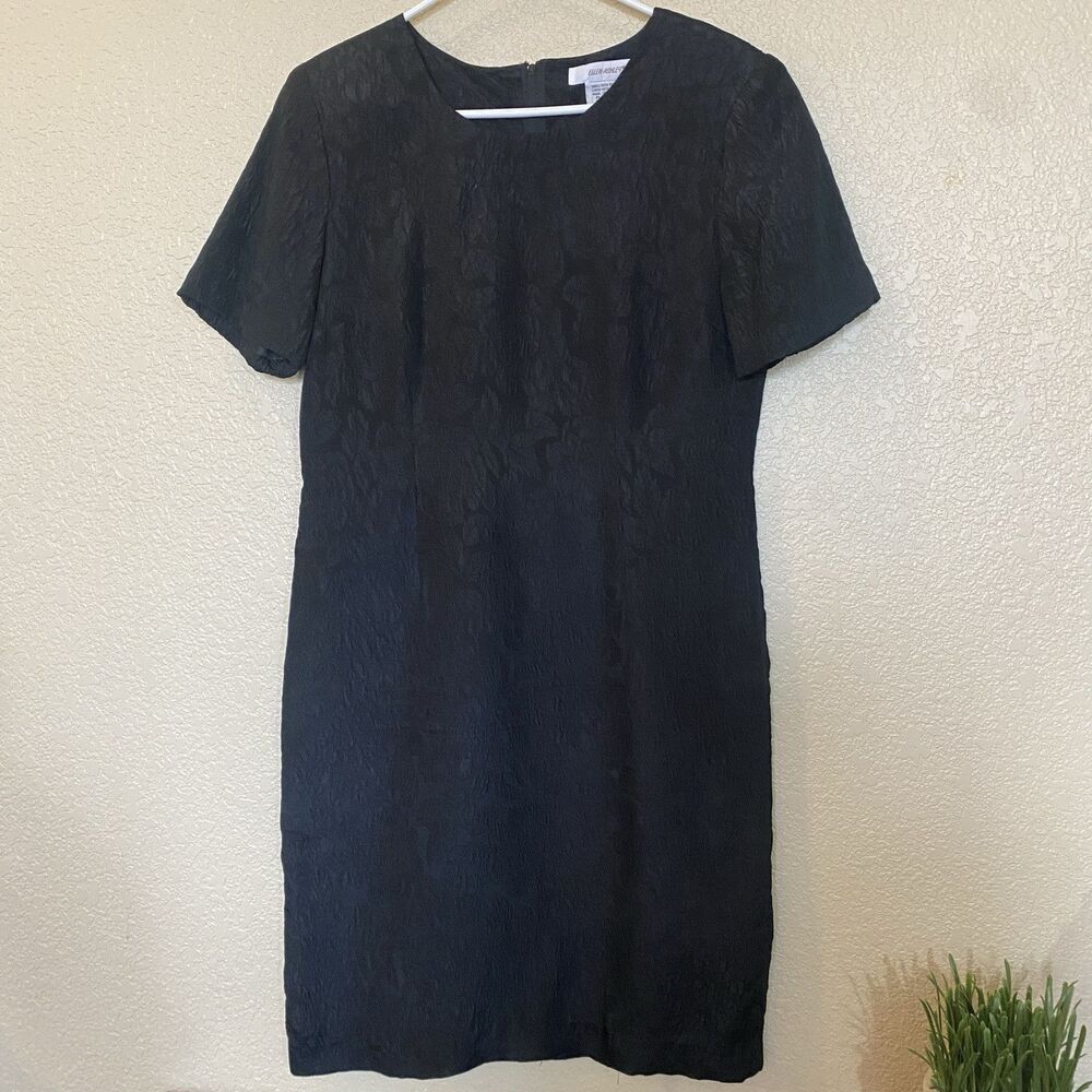 Ellen Ashley Silk‎ Black Dress Size 8